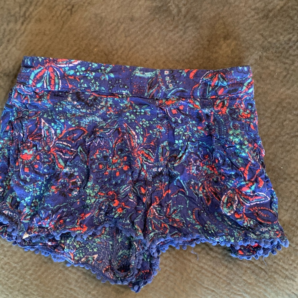 Urban outfitters pasely-patterned soft shorts